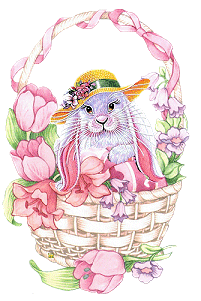 Gif animé Pâques lapin